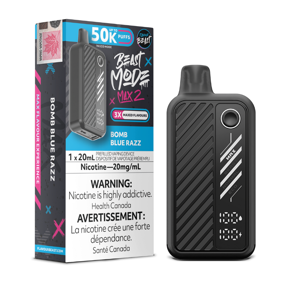 Flavour Beast Beast Mode Max 2 – Bomb Blue Razz