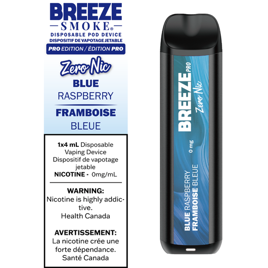 Breeze Pro Nicotine Free - Blue Raspberry