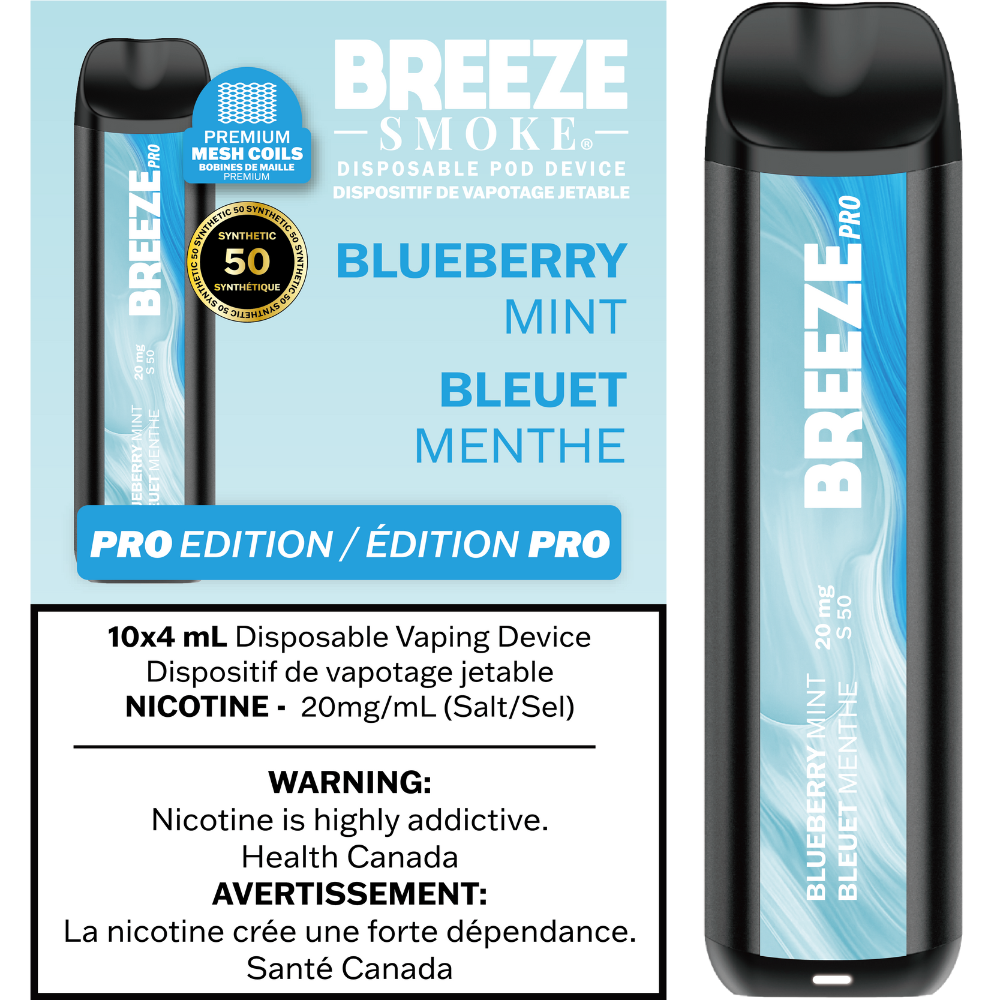 Disposables - Breeze Pro Breeze Pro Blueberry Mint Disposable Vape 2000 Puffs Breeze Smoke Breeze Prime Disposables - Breeze Pro Breeze Pro Blueberry Mint Disposable Vape 2000 Puffs Breeze Smoke Breeze Prime