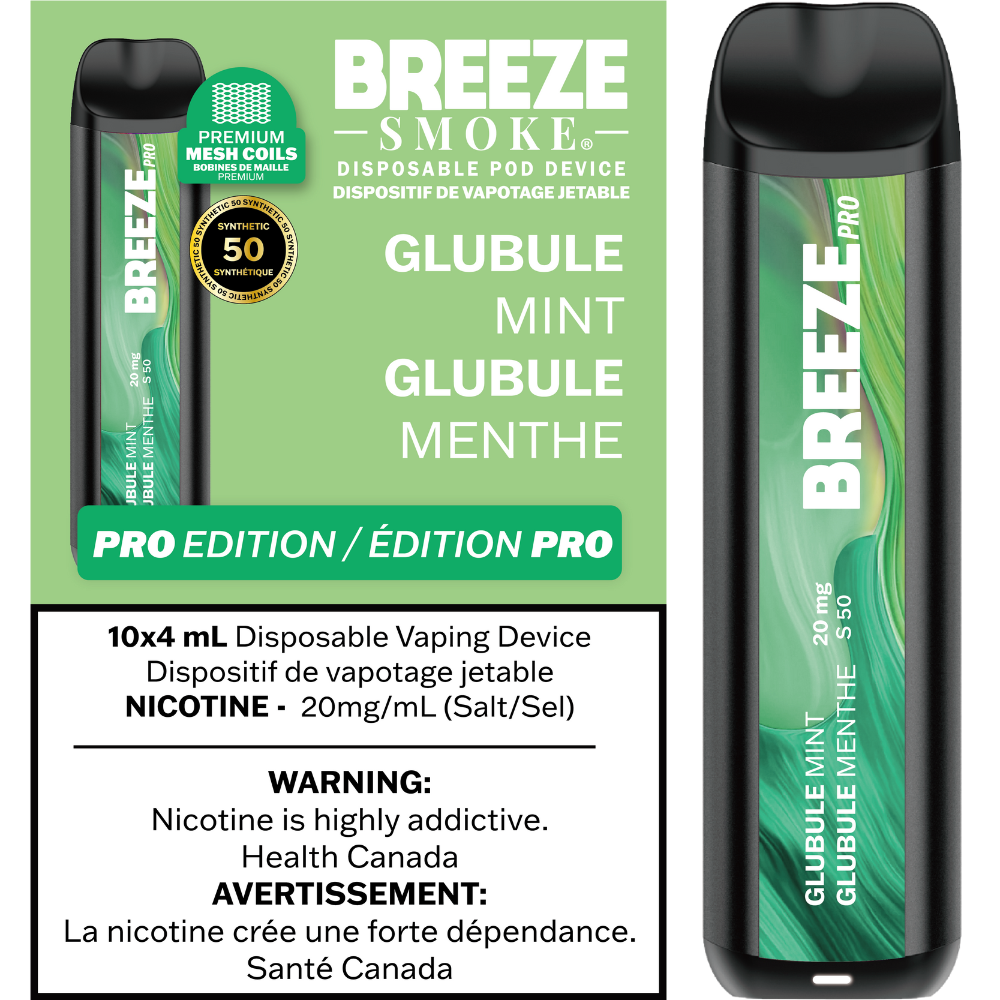 Breeze Pro S50 - Glubule Mint Puff Vapes Online Breeze Pro S50 - Glubule Mint Puff Vapes Online
