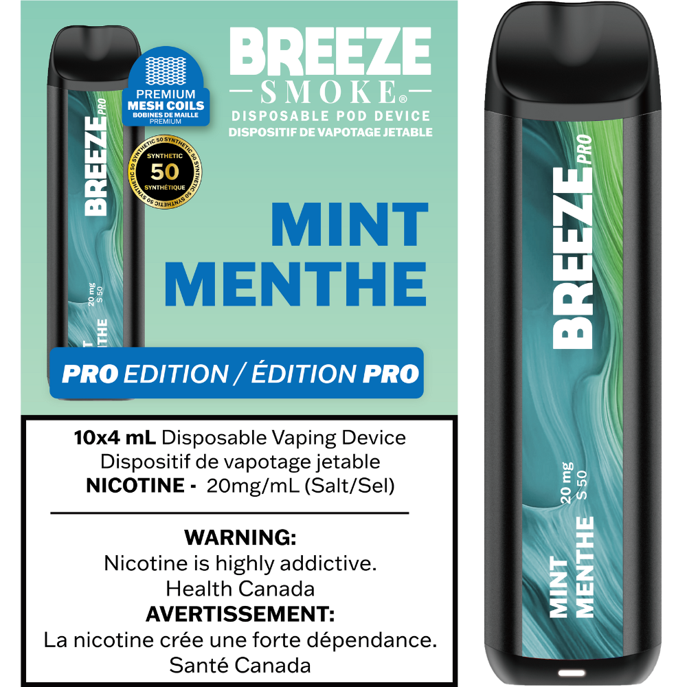 Breeze Pro S50 - Mint Puff Vapes Online Breeze Pro S50 - Mint Puff Vapes Online