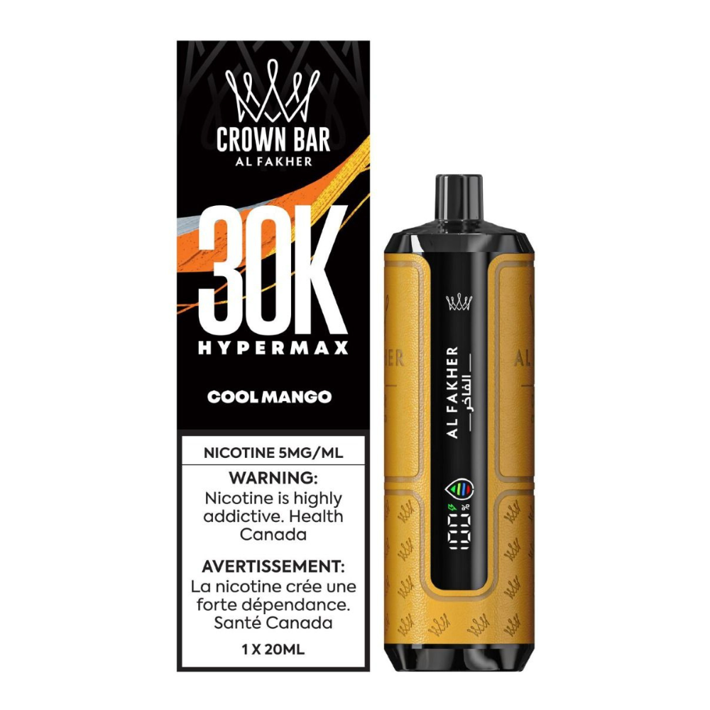 Al Fakher Crown Bar 30k HyperMax Disposable Vape - Cool Mango