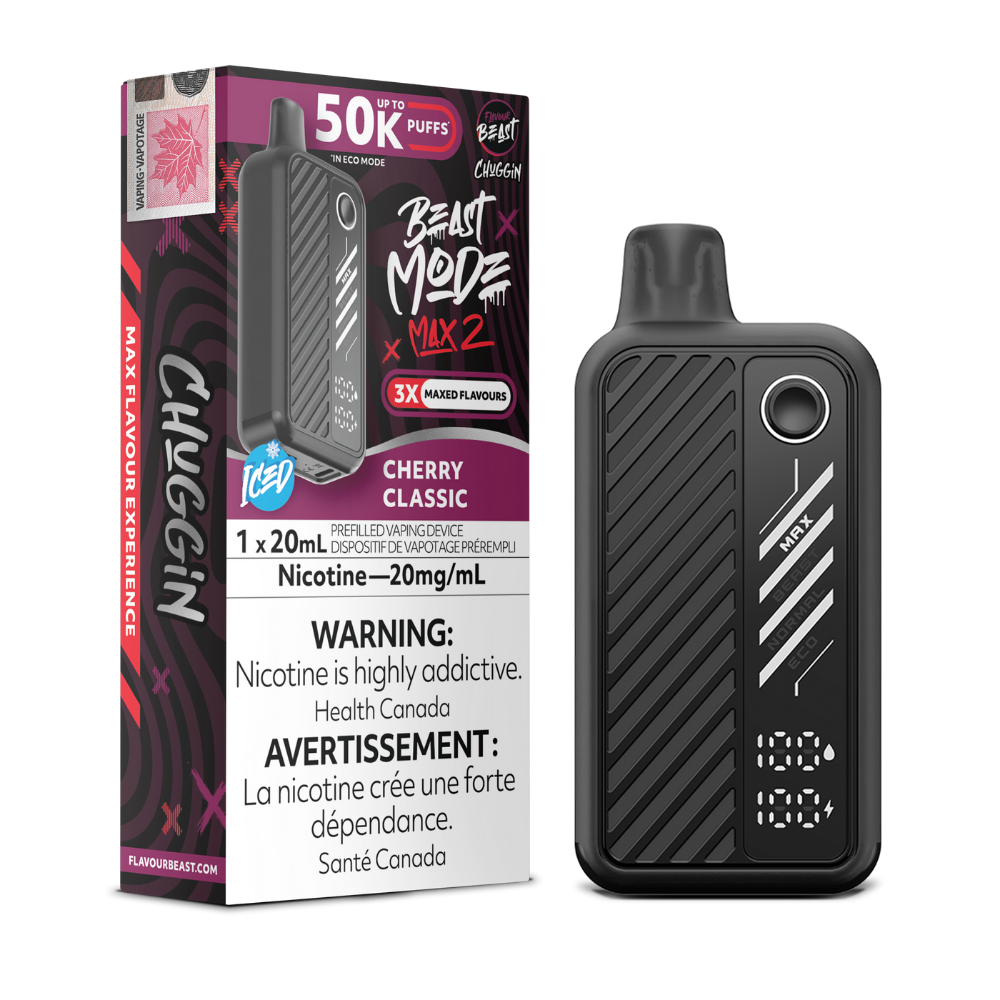 Flavour Beast - Beast Mode Max 2 50K Disposable Vape - Cherry Classic Iced