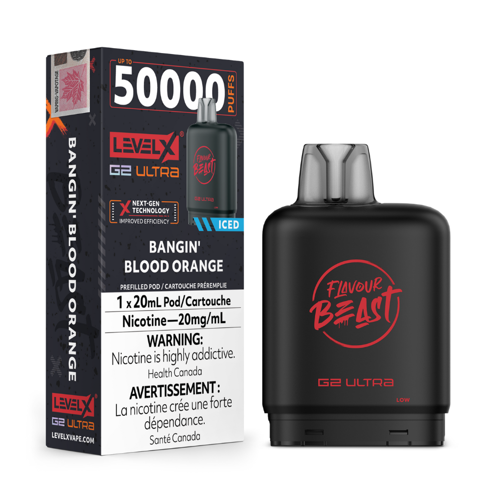 Flavour Beast 50K Level X G2 Ultra Vape Pods - 20mL - 20mg