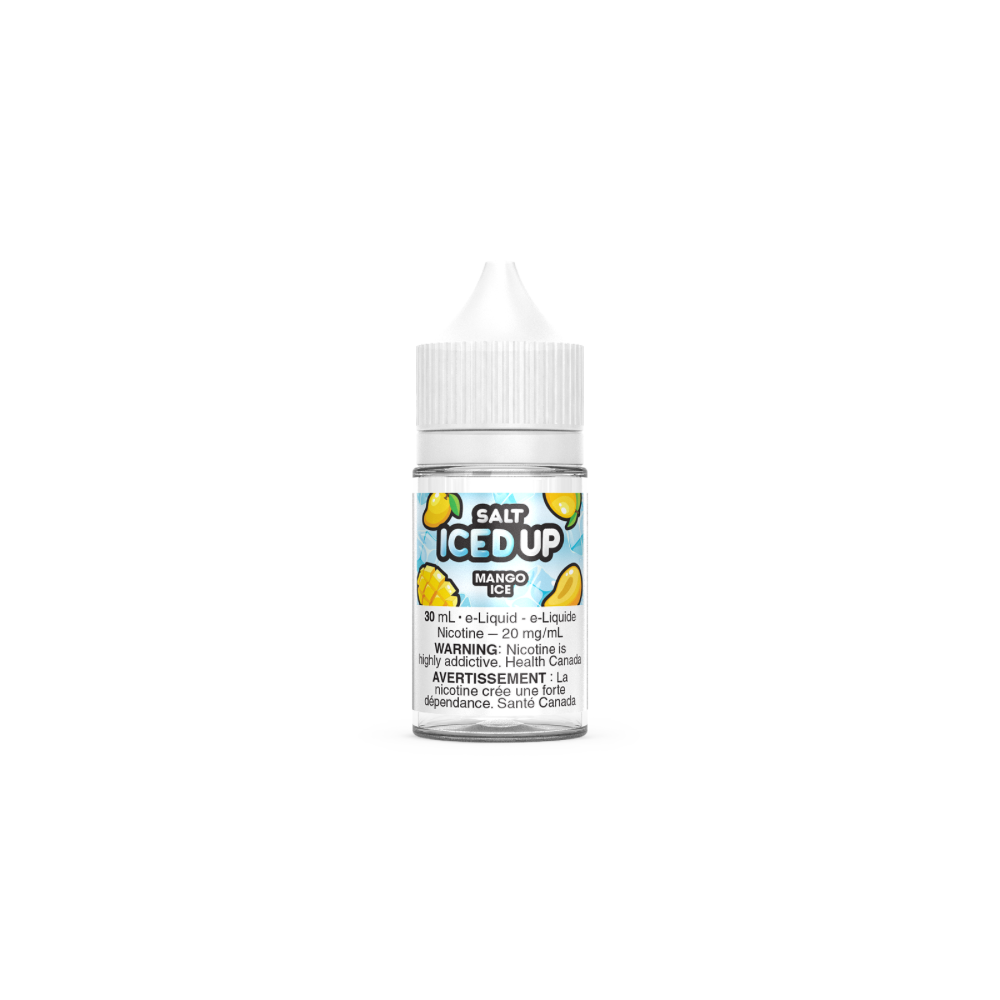 Iced Up Salt Vape Juice - Mango Ice (30ml)  Puff Vapes Online