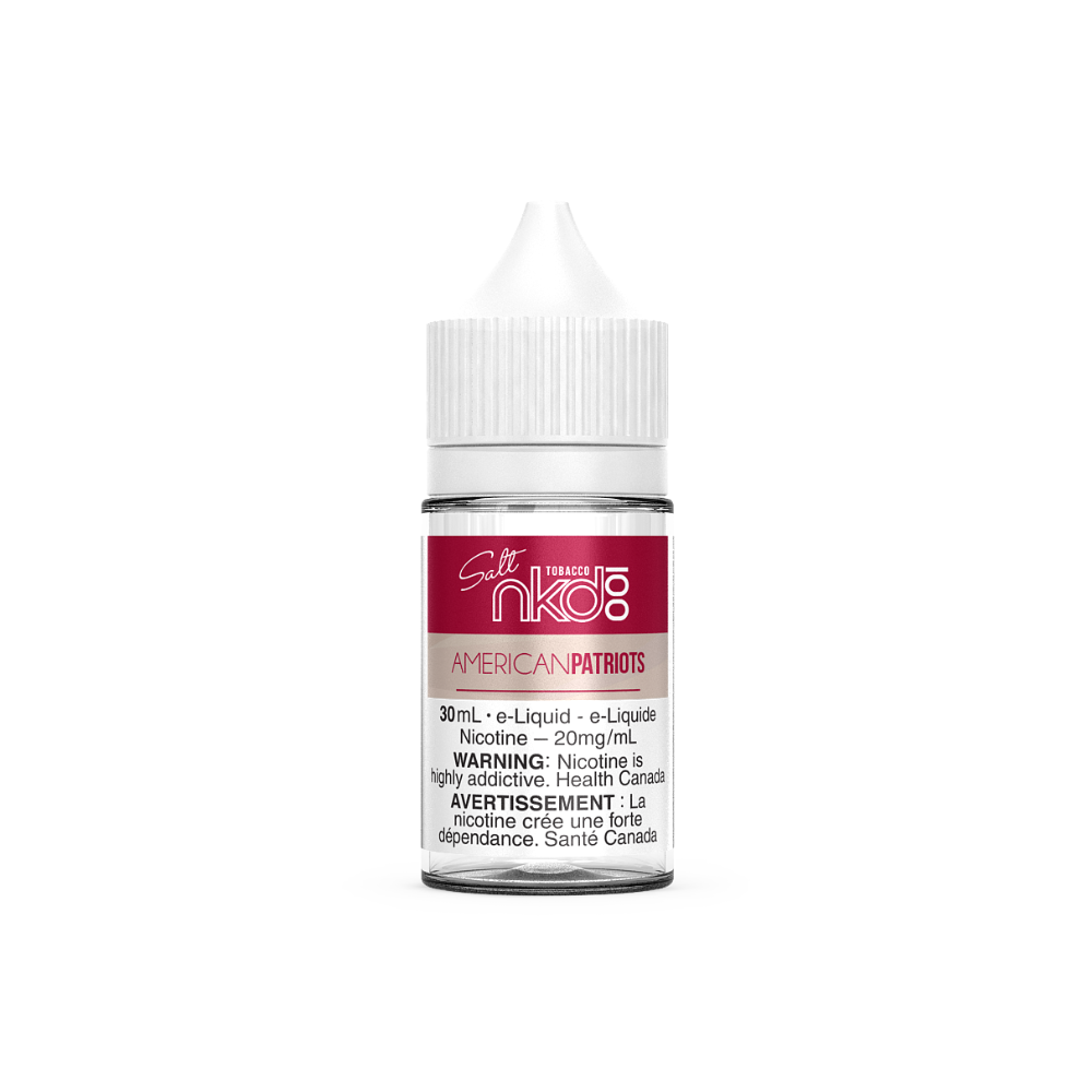 Naked 100 Tobacco Vape Juice Salt Nic - American Patriots(30mL)