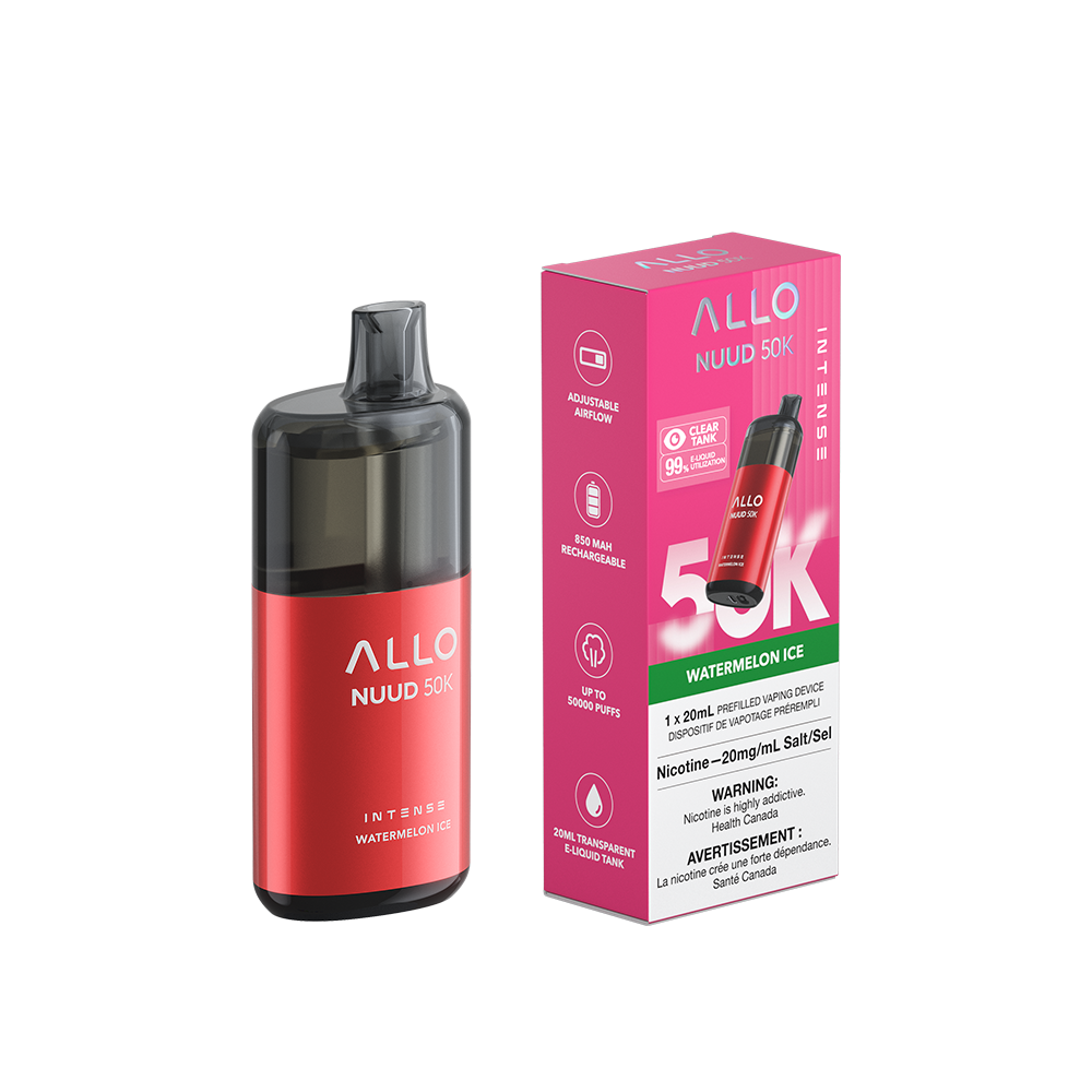 Allo Intense Nuud 50K Disposable Vape - Watermelon Ice  Puff Vapes Online