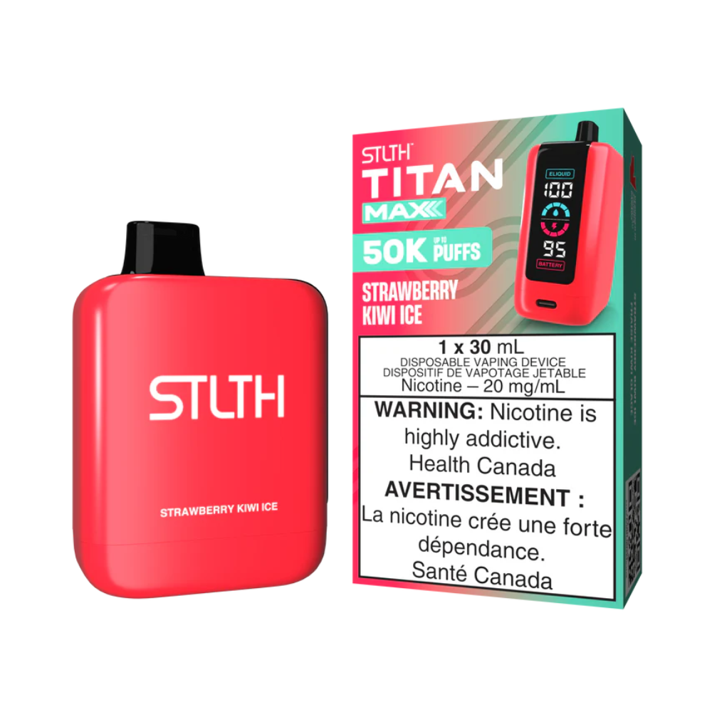 STLTH Titan Max Disposable Vape - Strawberry Kiwi Ice