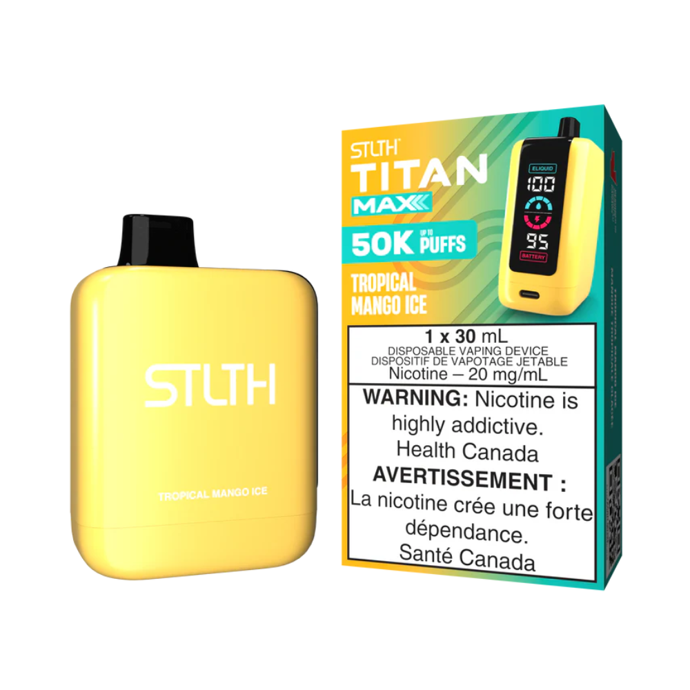 STLTH Titan Max Disposable Vape - Tropical Mango Ice