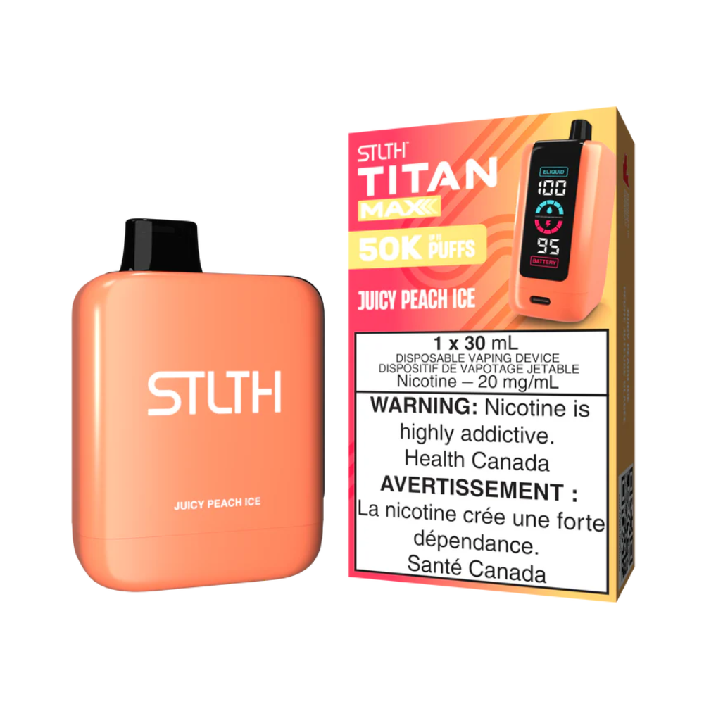 STLTH Titan Max Disposable Vape - Juicy Peach Ice