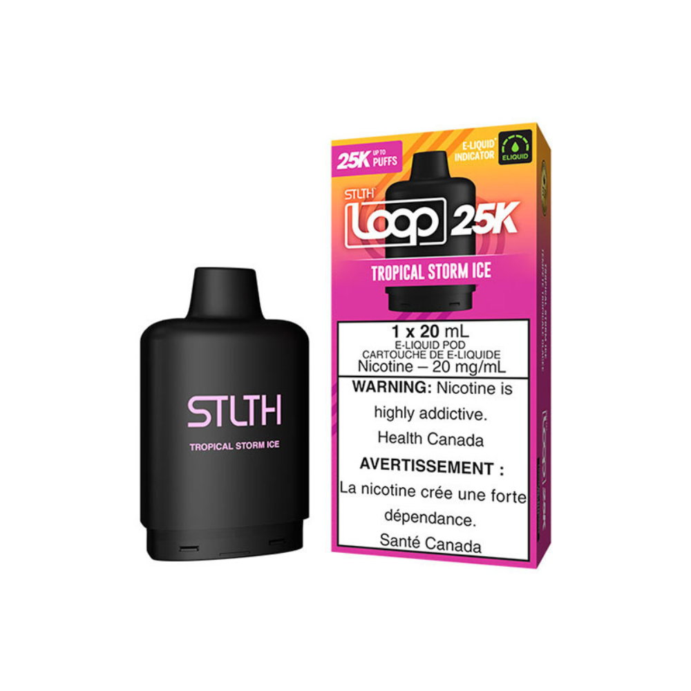 STLTH 25k Loop Pre-filled Vape Pod - Tropical Storm Ice Puff Vapes Online STLTH 25k Loop Pre-filled Vape Pod - Tropical Storm Ice Puff Vapes Online