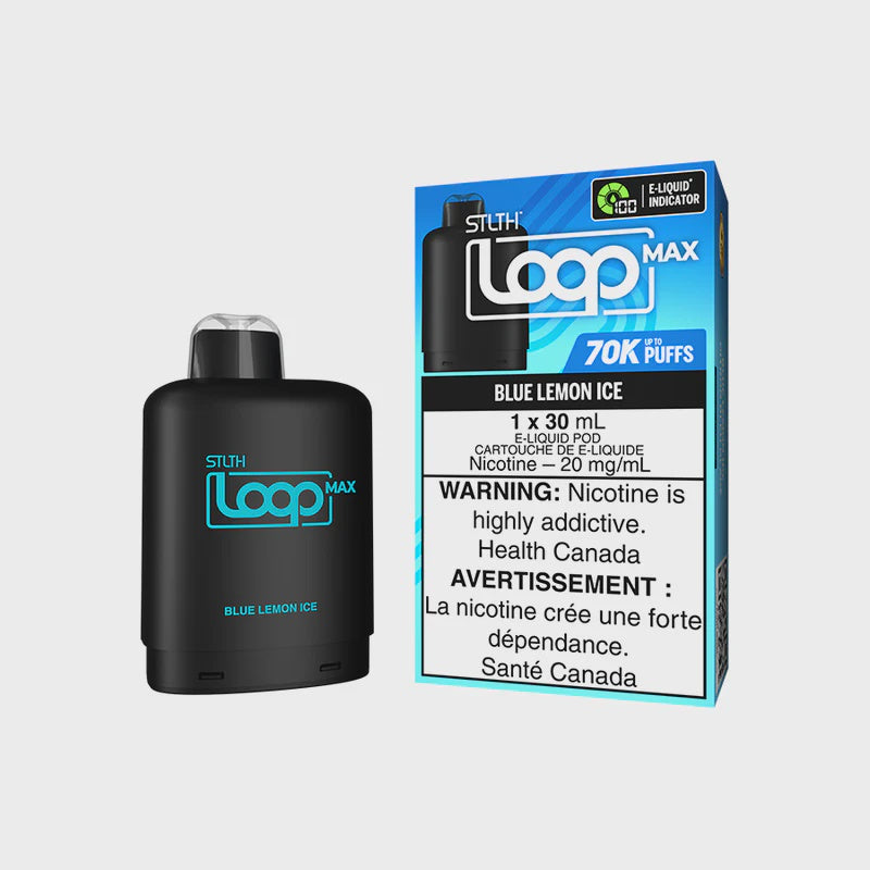 STLTH 70k Loop Max Pre-filled Vape Pod - Blue lemon Ice