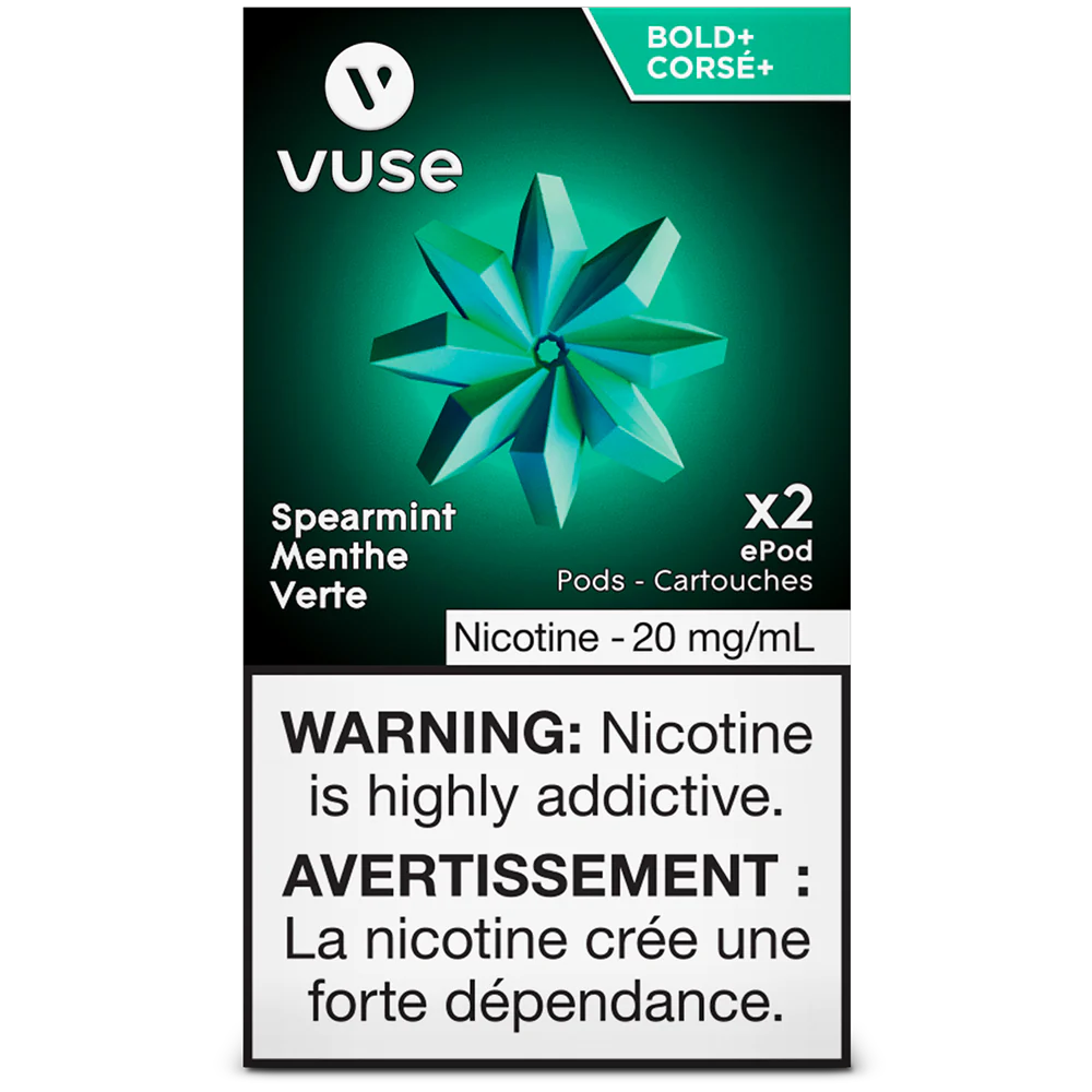 Vuse ePod - Spearmint Bold x2 Puff Vapes Online Vuse ePod - Spearmint Bold x2 Puff Vapes Online