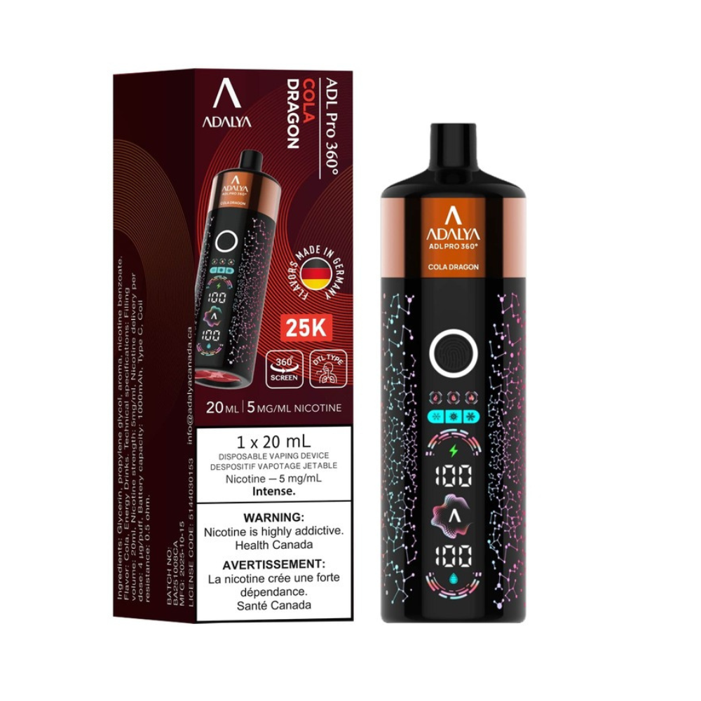 Adalya Pro 360 25K Disposable Shisha Vape - 20ml - 5mg Puff Vapes Online Adalya Pro 360 25K Disposable Shisha Vape - 20ml - 5mg Puff Vapes Online