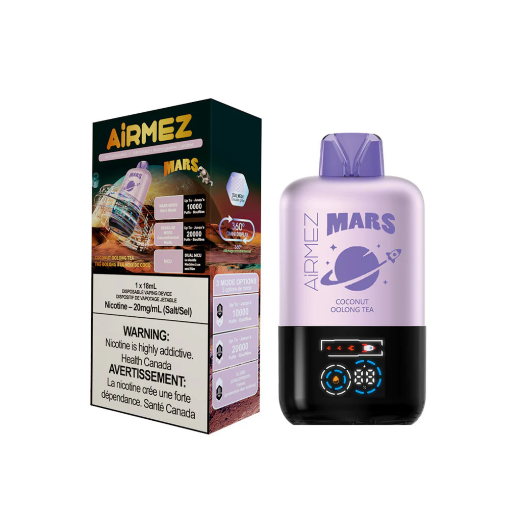 Airmez Marz Disposable Vape 18mL - Coconut Oolong Tea