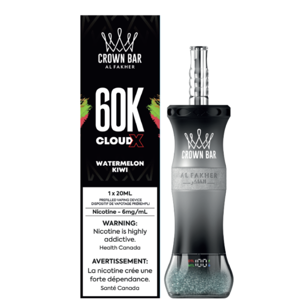 Al Fakher Crown Bar Cloud X 60k Disposable Vape - 60K Puffs - 6mg - 20ml