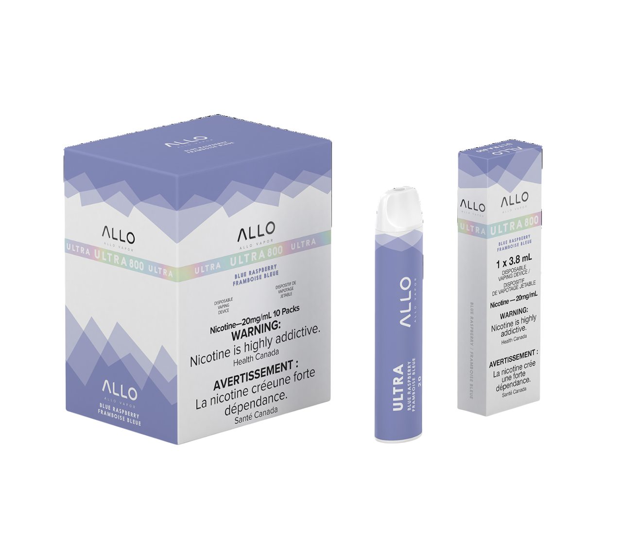 Allo Ultra 800 - Blue Raspberry