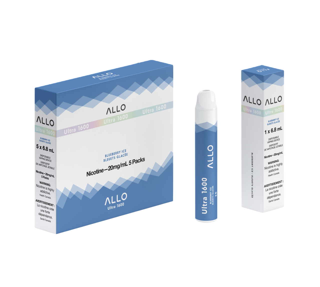 Allo Ultra 1600 - Blueberry Ice