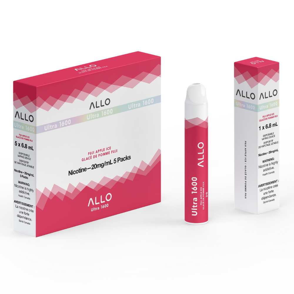 Allo Ultra 1600 Disposable Vape: Fuji Apple Ice