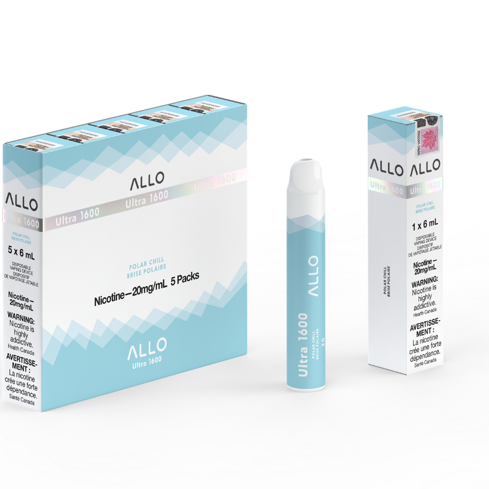 Allo Ultra 1600 Disposable Vape: Polar Chill 6mL