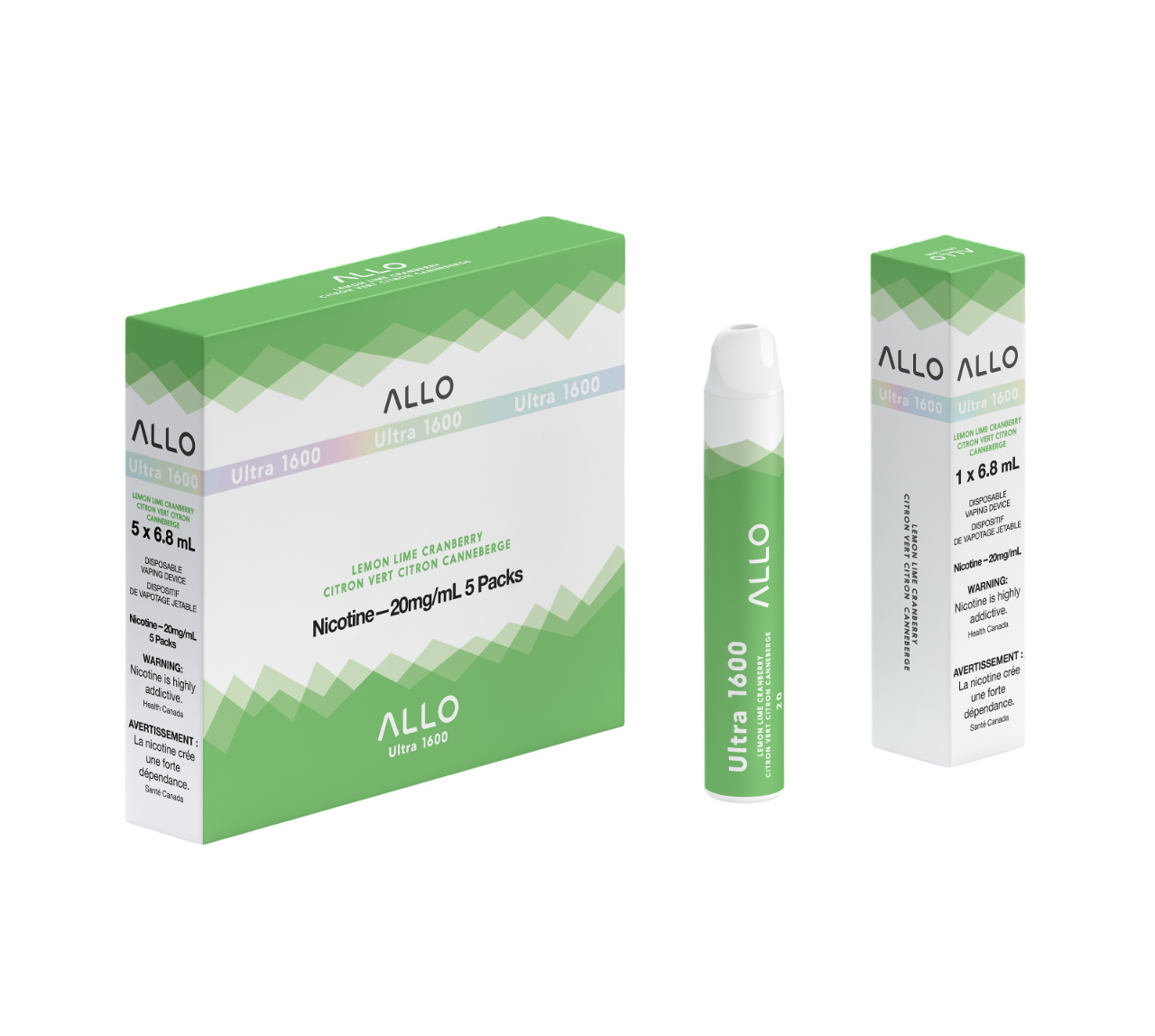 ALLO Ultra 1600 - Lemon Lime Cranberry