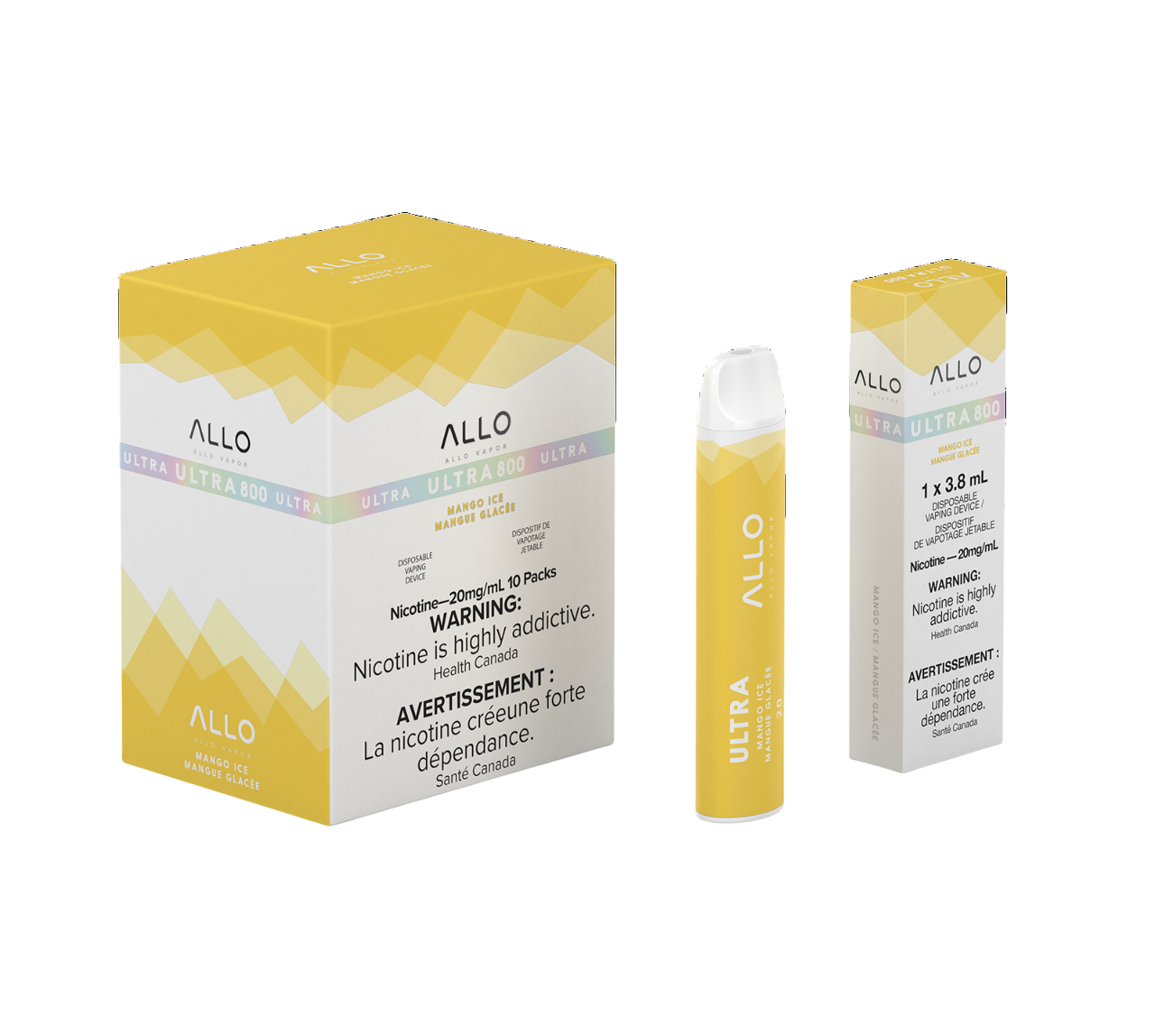 Allo Ultra 800 - Mango Ice