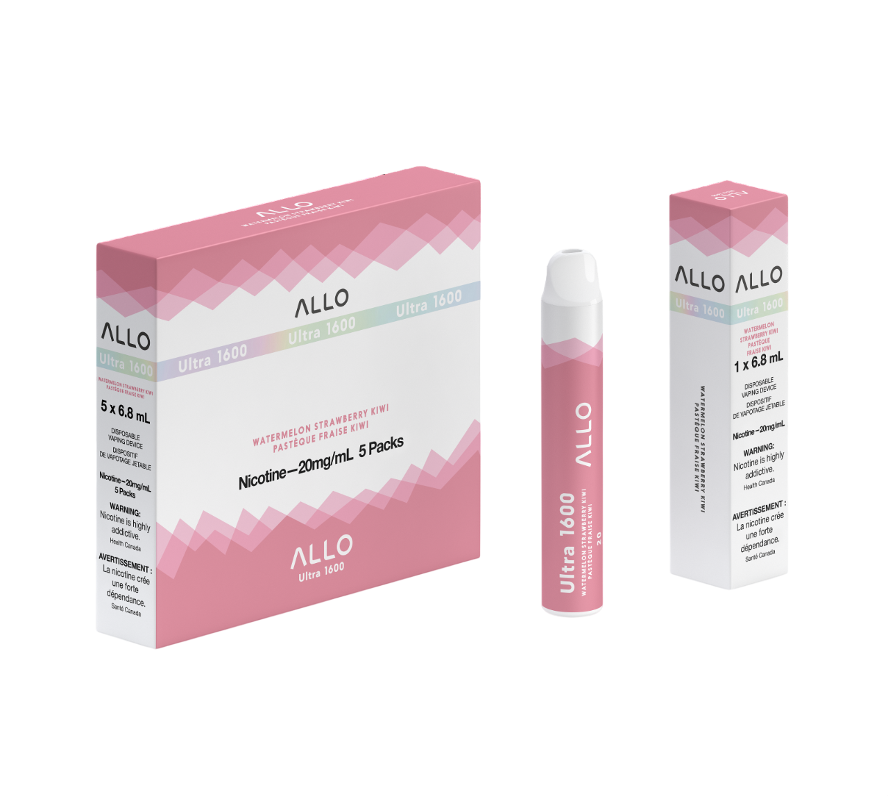 ALLO Ultra 1600 - Watermelon Strawberry Kiwi