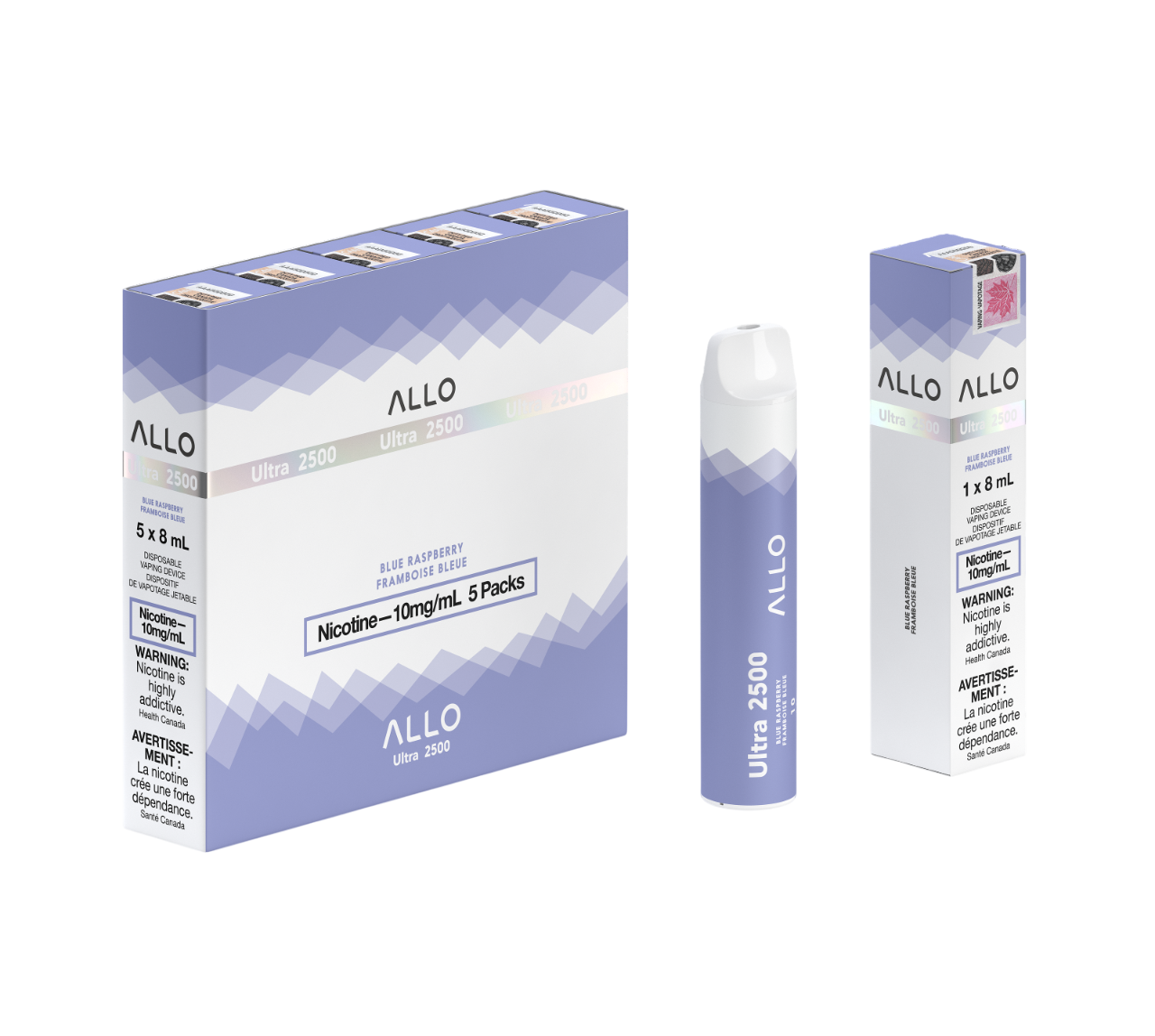 ALLO Ultra 2500 - Blue Raspberry 10mg