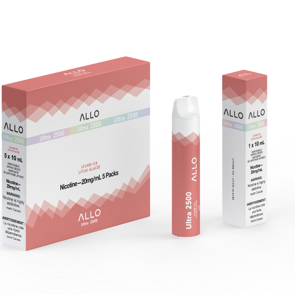 Allo Ultra 2500 Disposable Vape: Lychee Ice (8mL)