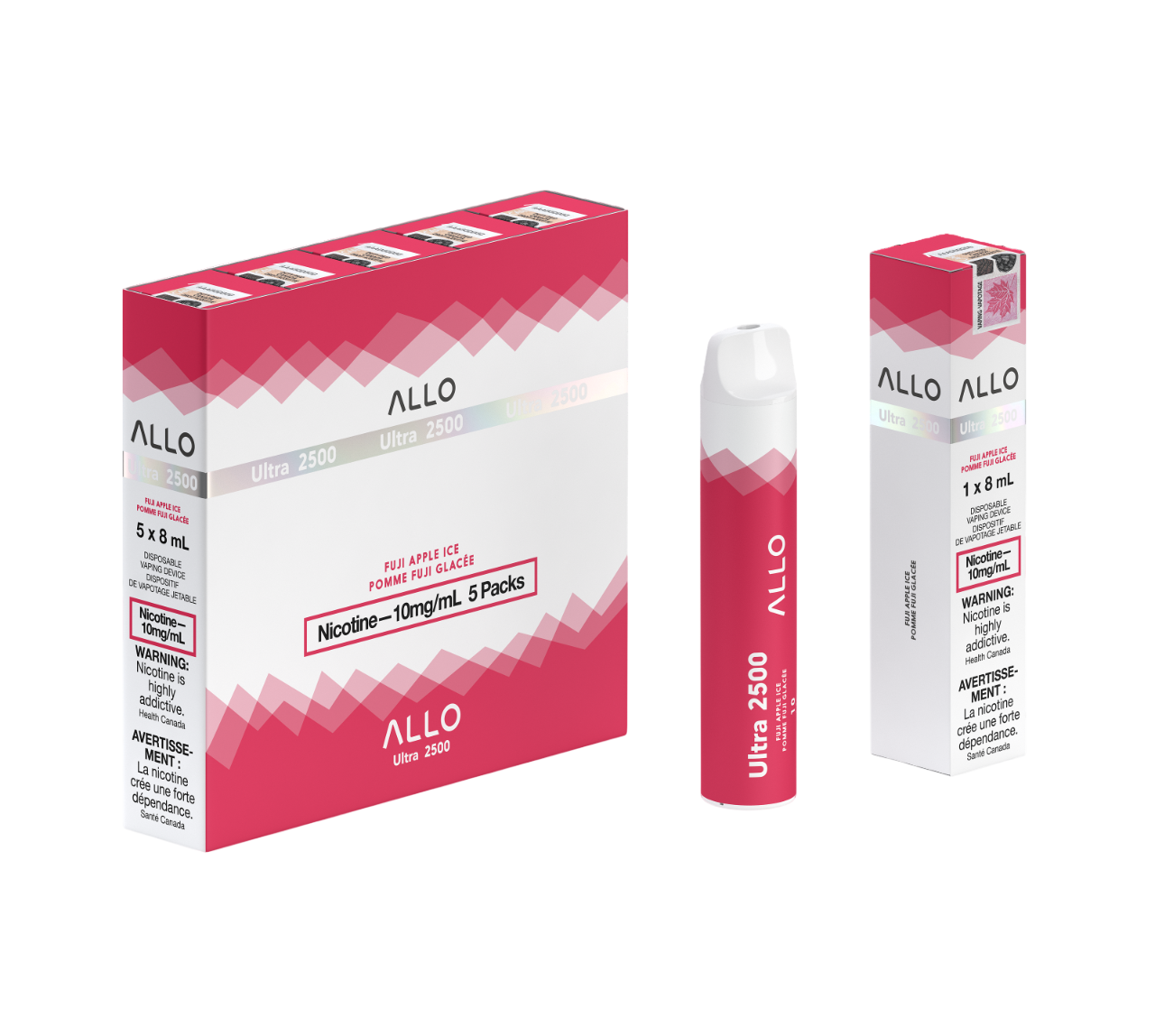 ALLO Ultra 2500 - Fuji Apple Ice 10mg