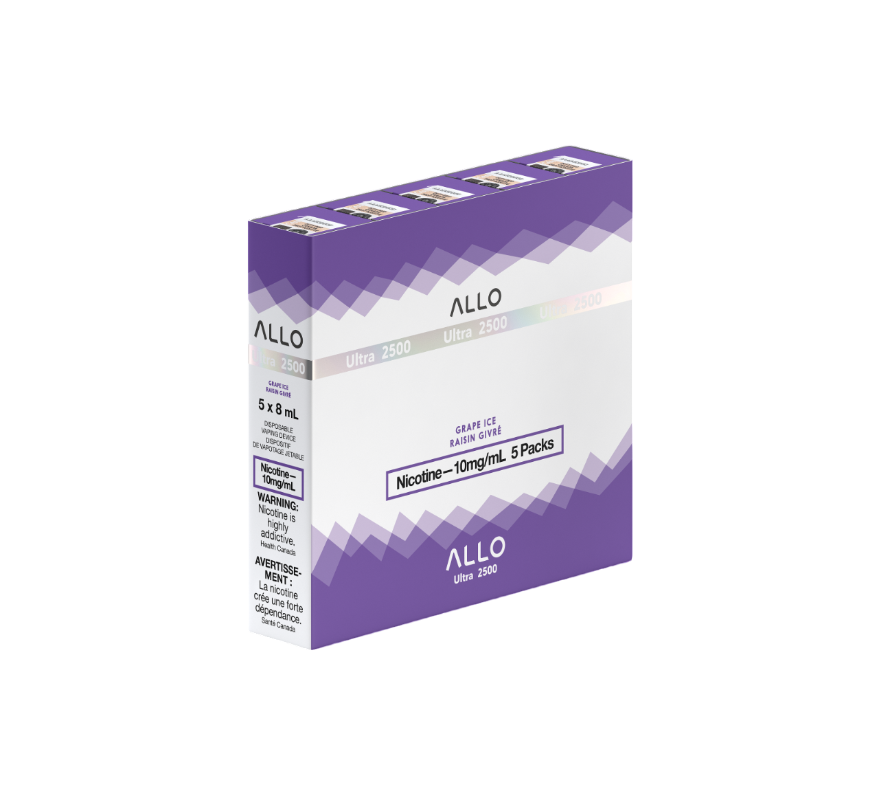 ALLO Ultra 2500 - Grape Ice 10mg