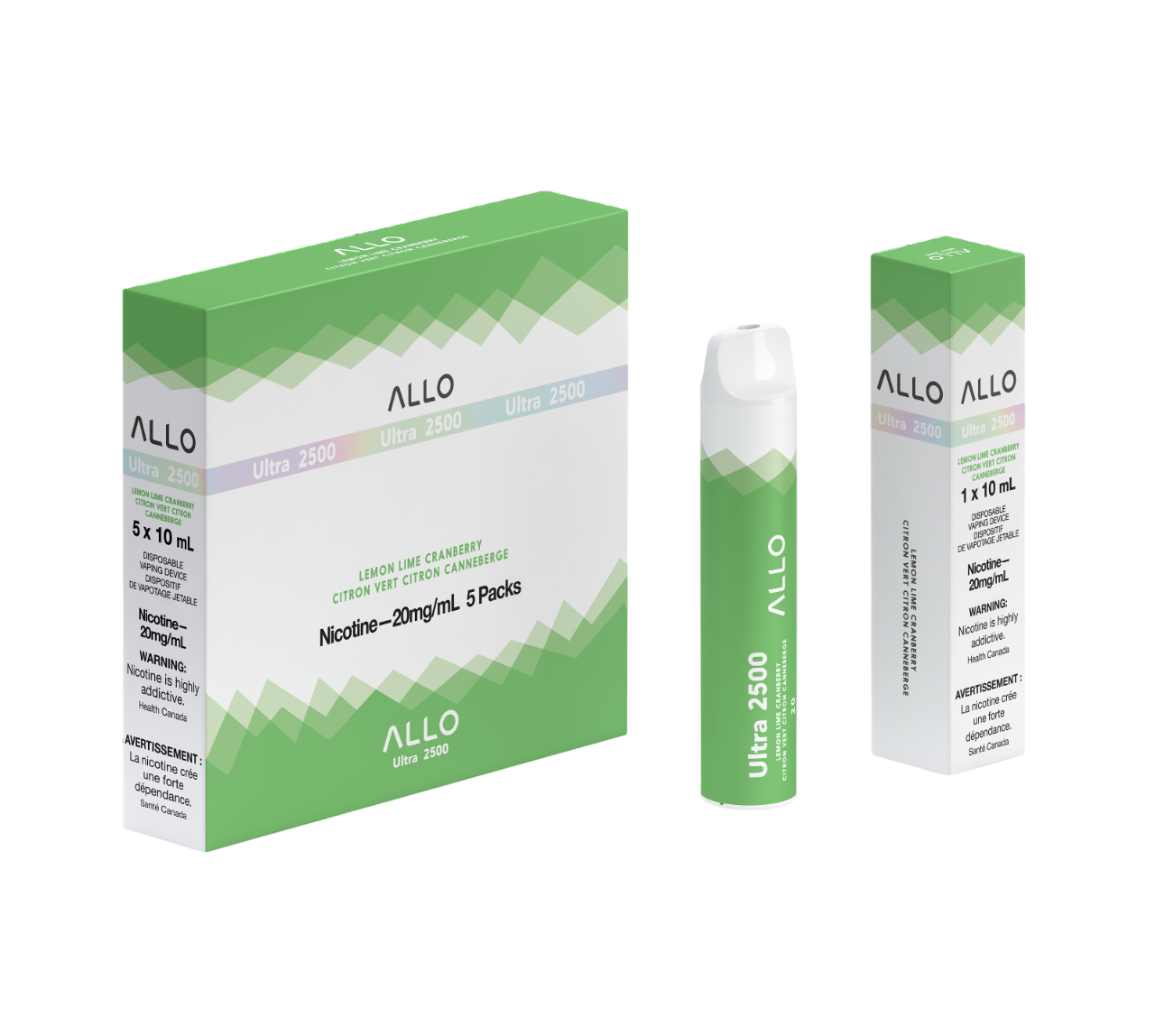 ALLO Ultra 2500 - Lemon Lime Cranberry
