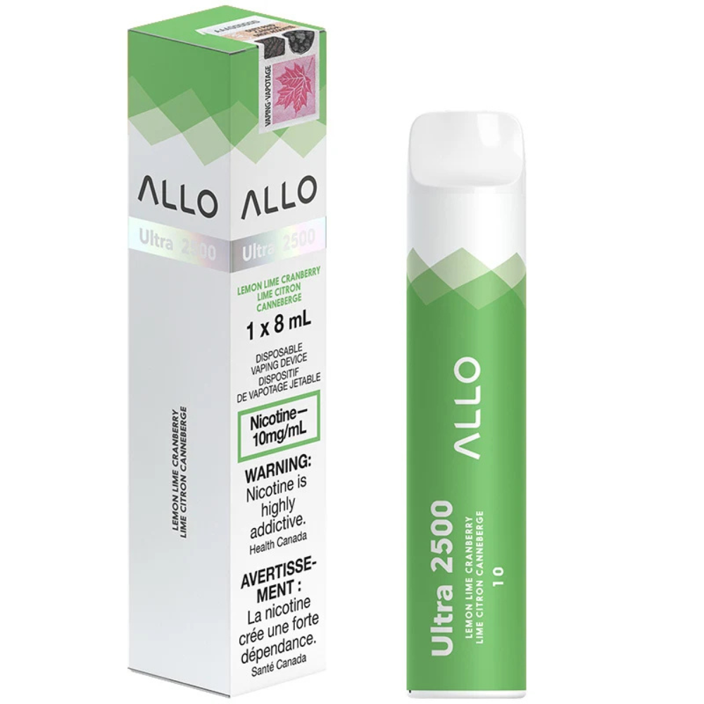ALLO Ultra 2500 - Lemon Lime Cranberry 10mg