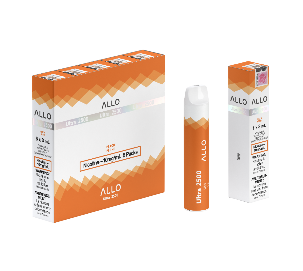 ALLO Ultra 2500 - Peach 10mg