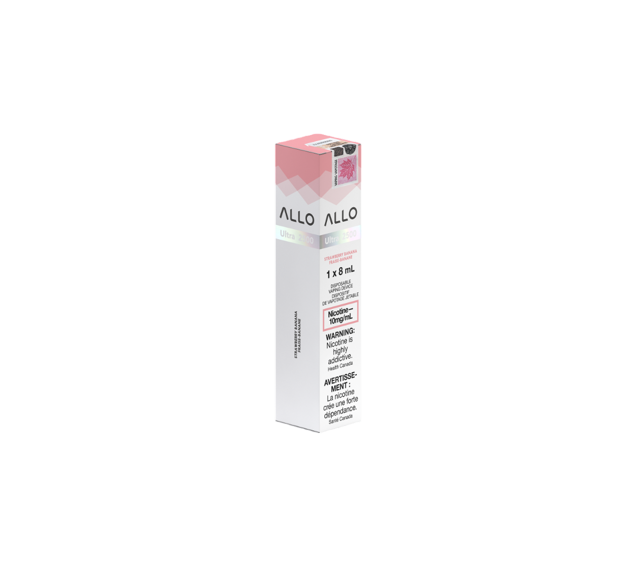 ALLO Ultra 2500 - Strawberry Banana 10mg