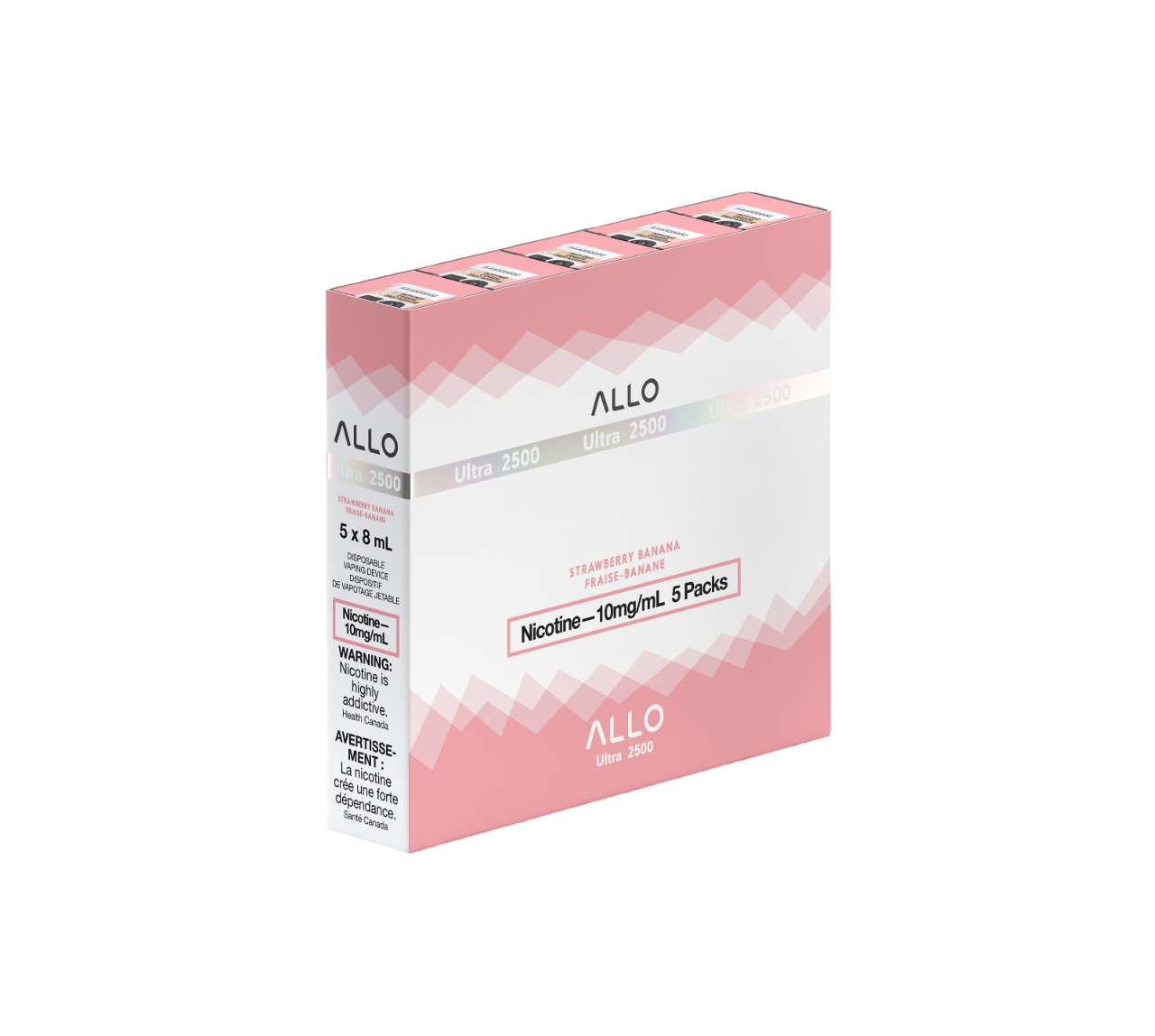 ALLO Ultra 2500 - Strawberry Banana 10mg