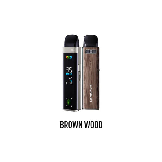 Caliburn G3 PRO Vaping Device Kit (Brown Wood)