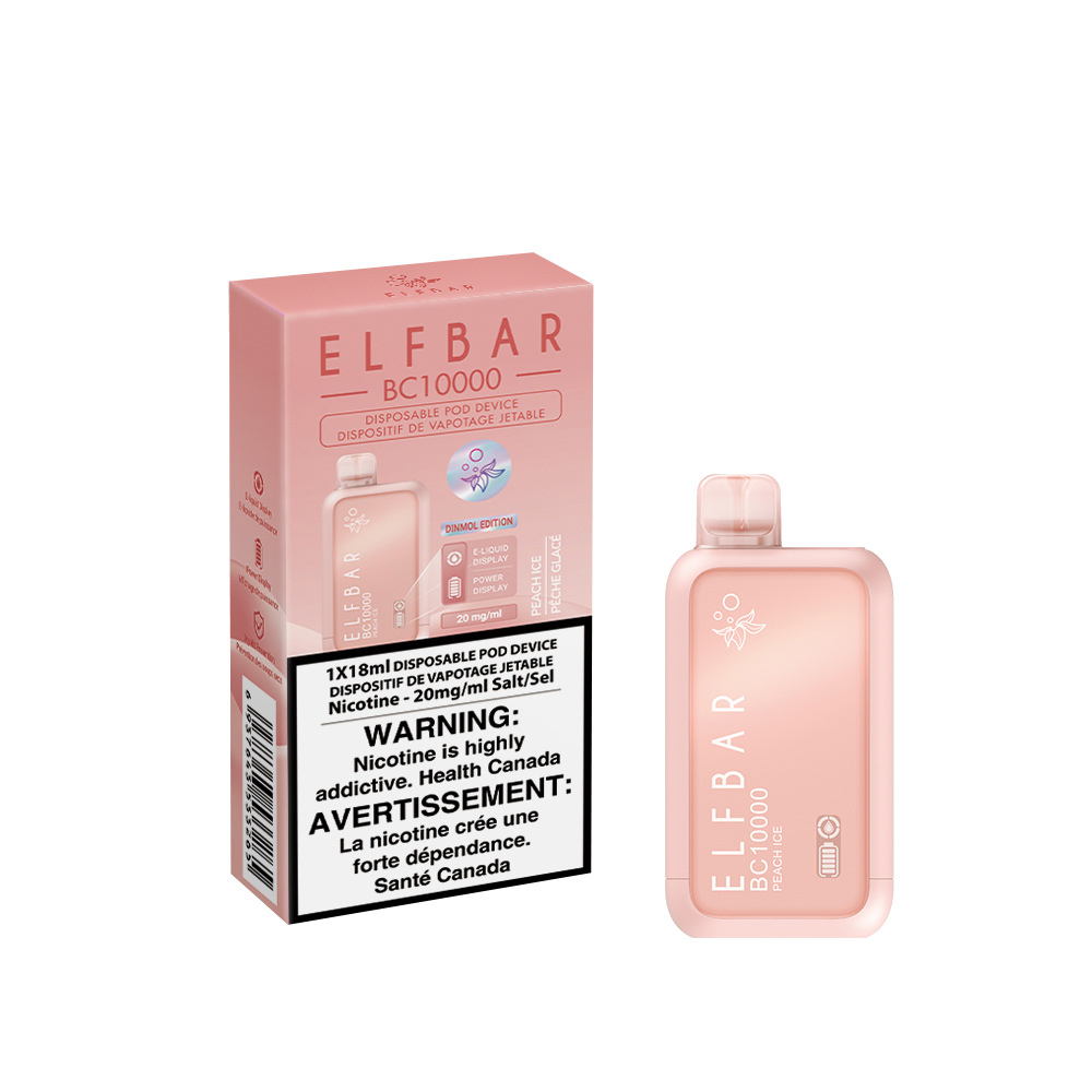 Elf Bar BC10000 Disposable Vape - Peach Ice (18mL)