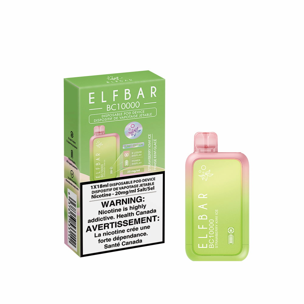 Elf Bar BC10000 - Strawberry Kiwi Ice Puff Vapes Online Elf Bar BC10000 - Strawberry Kiwi Ice Puff Vapes Online