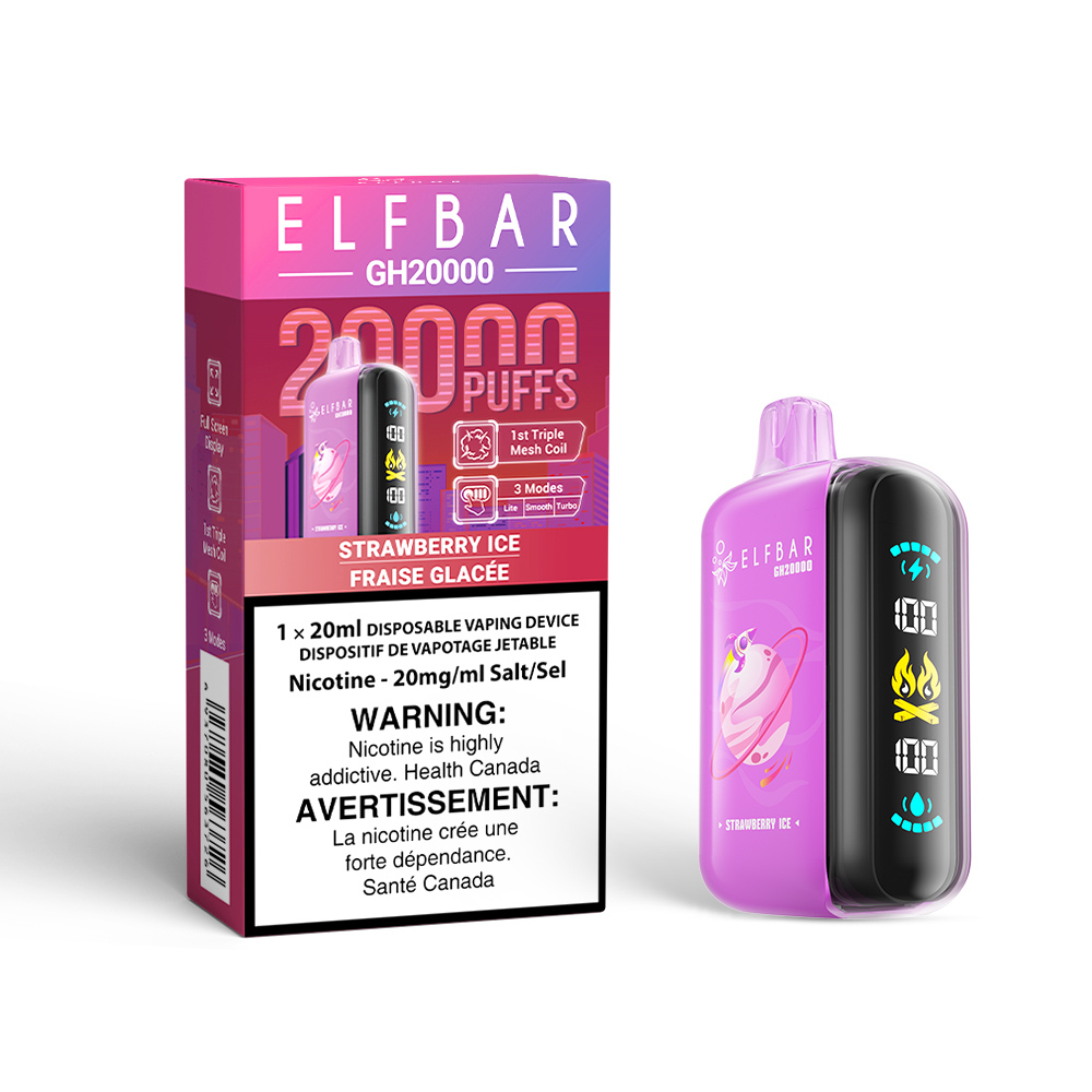 Elf Bar GH20000 Disposable Vape - Strawberry Ice (20mL)