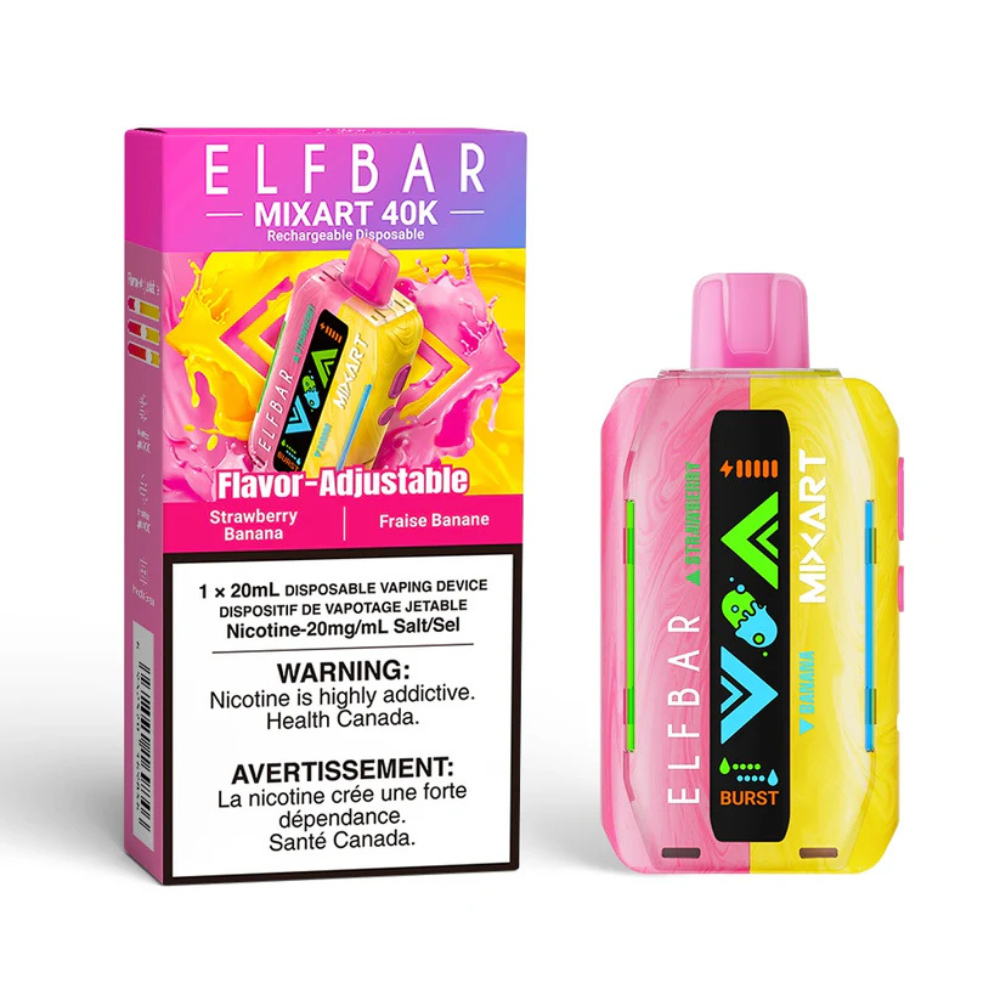 Elf Bar MixArt 40k - Strawberry Banana