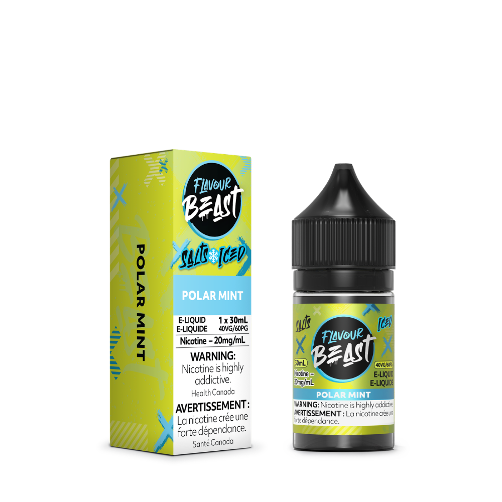 Flavour Beast ICE Salt Nic Vape Juice - Polar Mint (30ml)