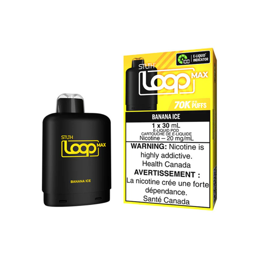 STLTH 70k Loop Max Pre-filled Vape Pod - Banana Ice