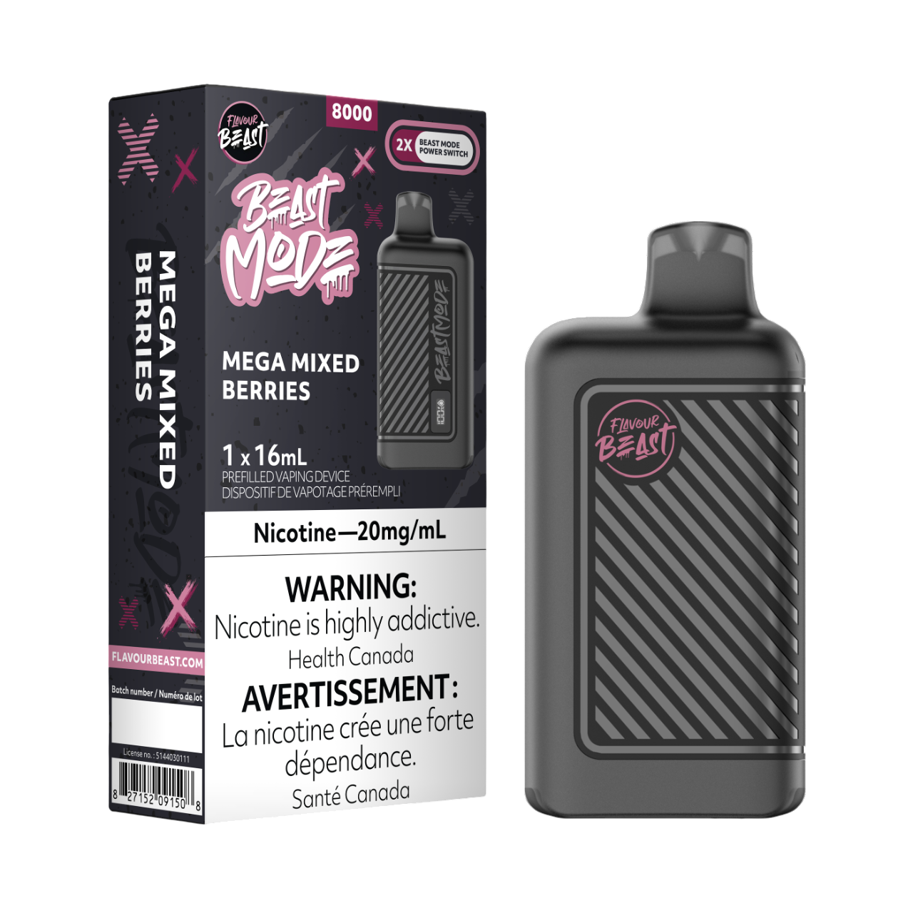 Flavour Beast Beast Mode - Mega Mixed Berries