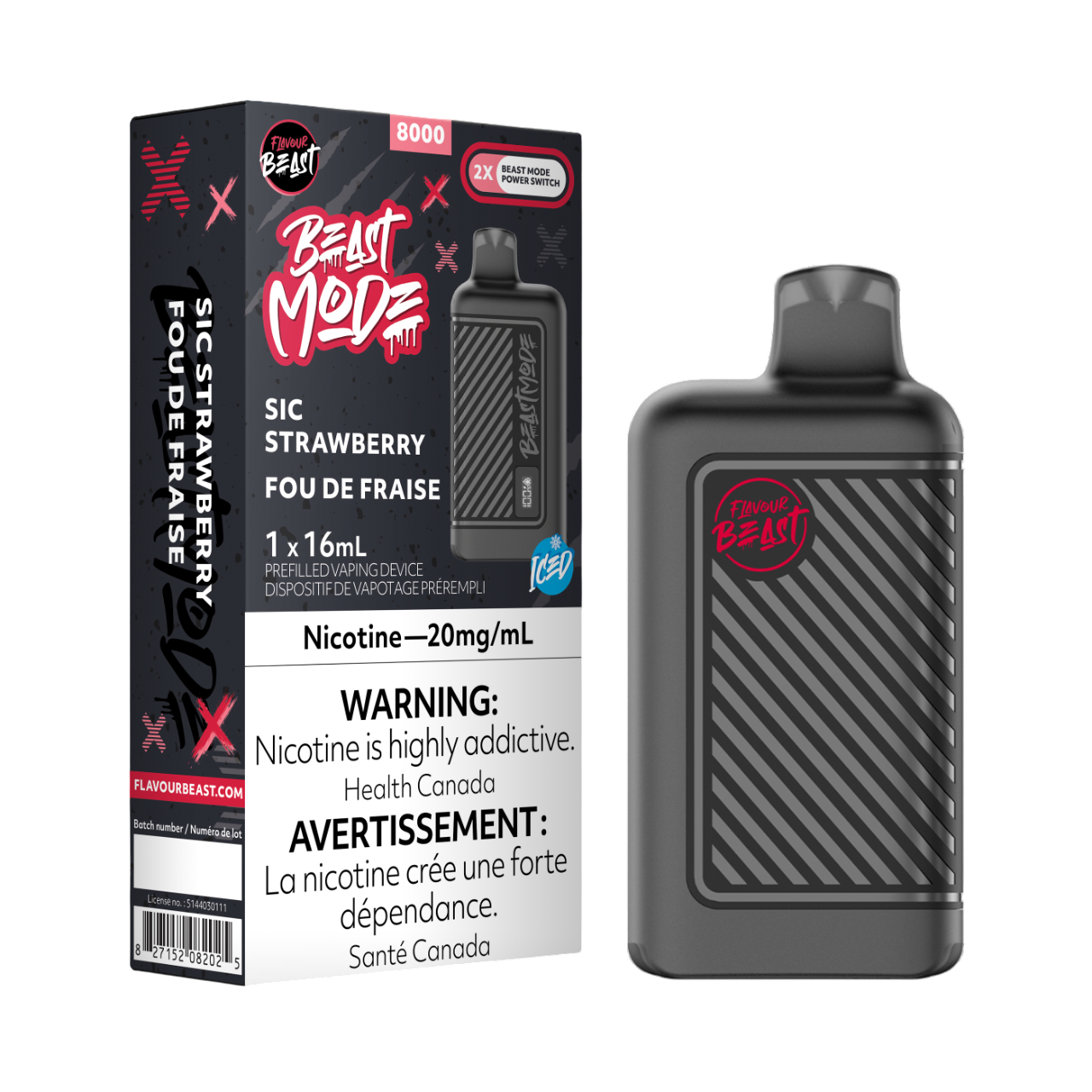 Flavour Beast Beast Mode - SIC Strawberry