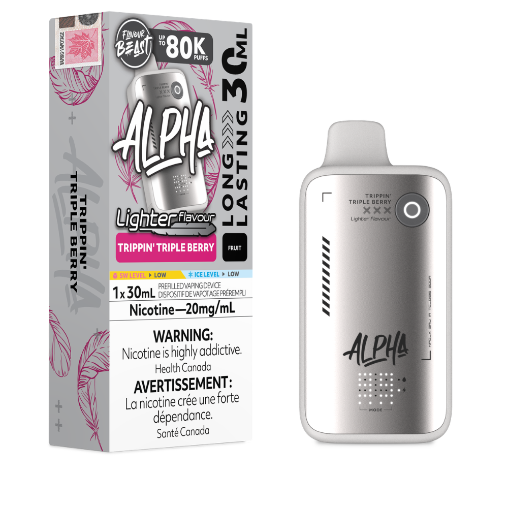Flavour Beast Alpha Disposable - Light Series - 80K Puffs - 20mg - 30mL
