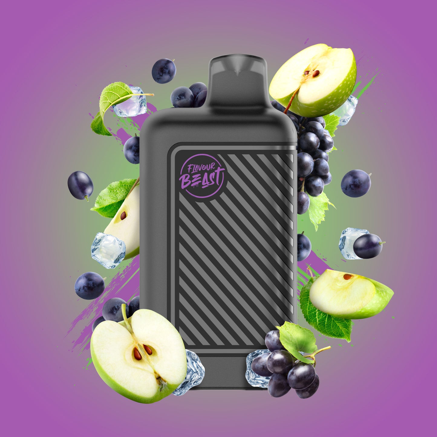 Flavour Beast Beast Mode - Grapplin Grape Sour Apple Iced