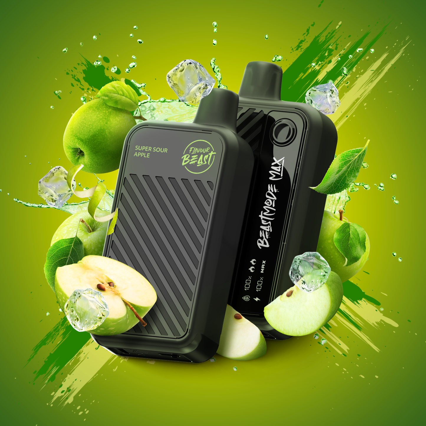Flavour Beast Beast Mode Max - Super Sour Apple Iced