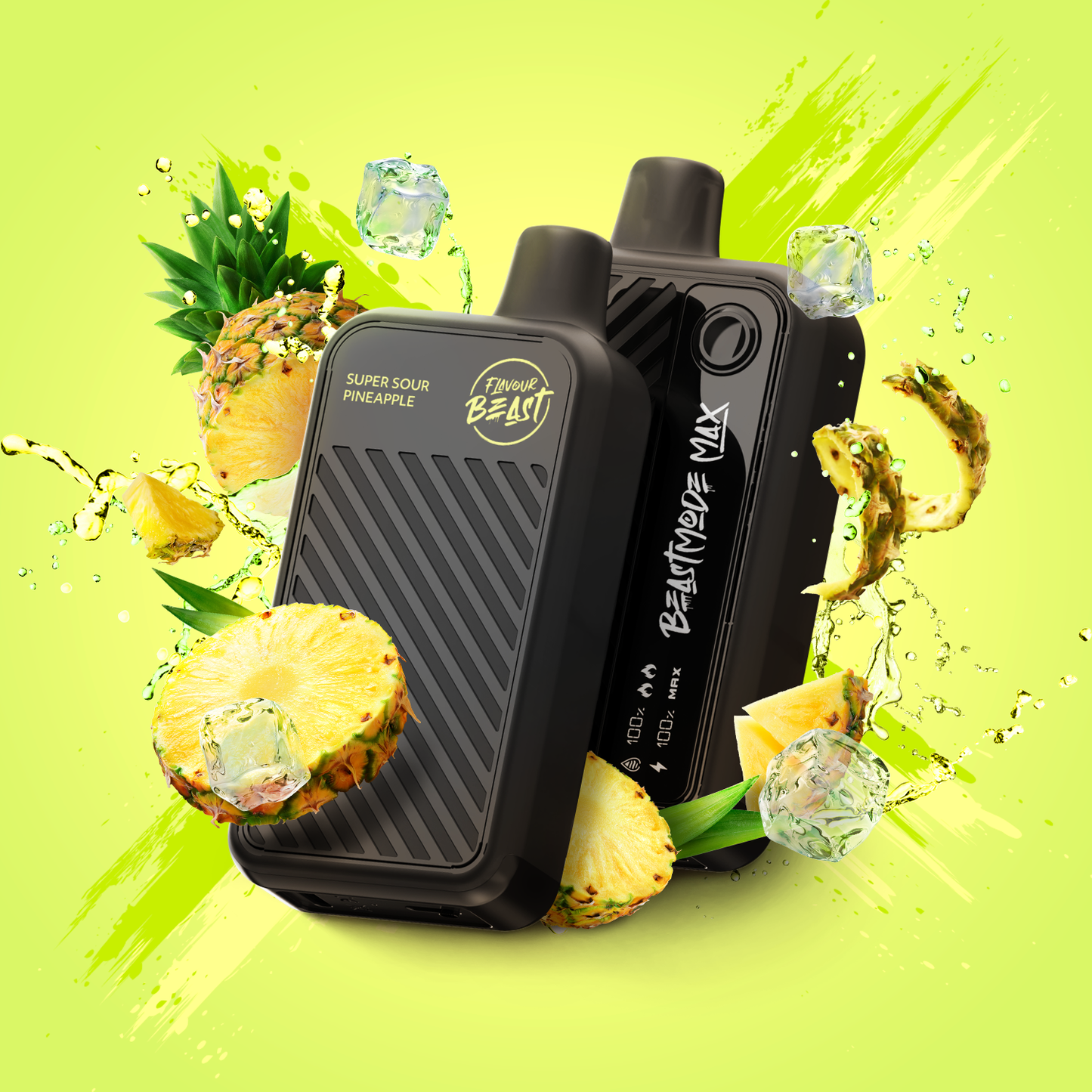 Flavour Beast Beast Mode Max - Super Sour Pineapple Iced