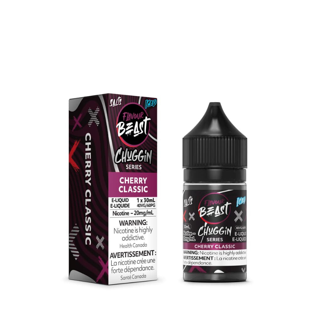 Flavour Beast ICE Salt Nic Vape Juice - Chuggin Cherry Classic (30ml)